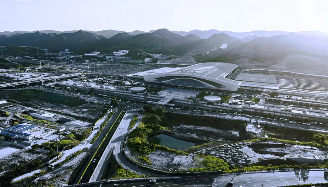 ساختمان ایستگاه راه آهن سریع السیر